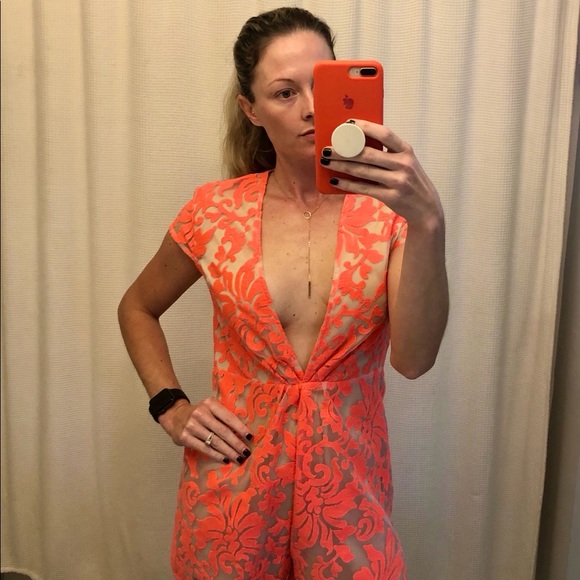 Deep V Romper - Picture 3 of 5